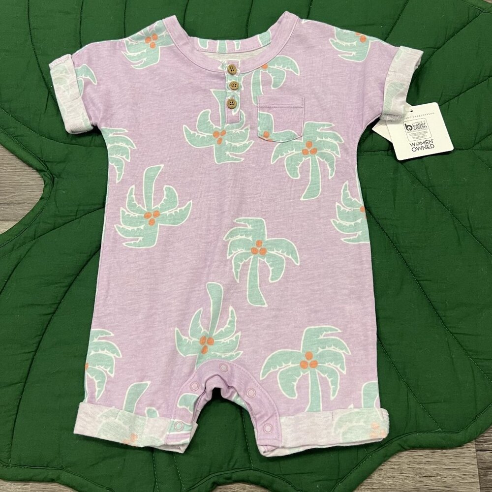 Grayson Mini 3-6M Palm Tree Romper